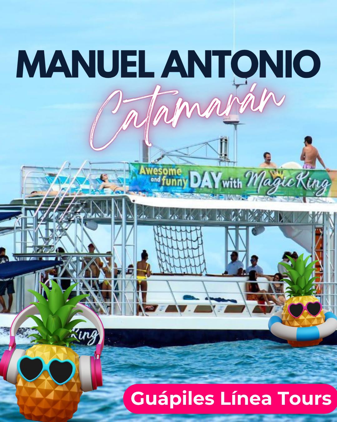 🌊 Catamarán & Encanto en Manuel Antonio